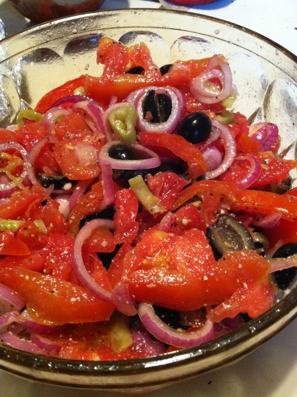 Tangy Italian Tomato Salad